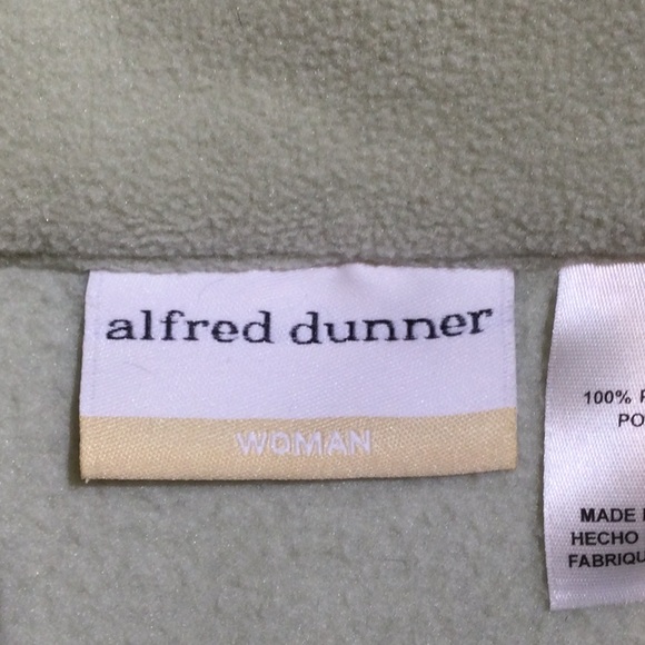 Alfred Dunner Micro Fleece Zip Up Jacket - Picture 9 of 12